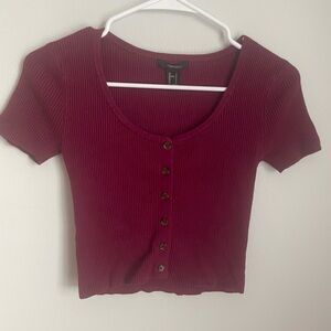 Forever 21 Short Sleeve Sweater Top
